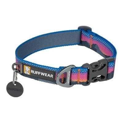 Afbeelding van RUFFWEAR Crag Dog Hondenhalsband voor grote honden, met aluminium V ring, in lengte verstelbaar, zachte en comfortabele halsband bevestigingsring hondenriem, 51 66 cm
