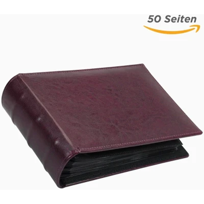 Afbeelding van Safe Safe, Classic, Album (gebonden) voor Ansichtkaarten (195x130 mm.) met 50 bladen Rood afm: 215x150x58 mm. per st.