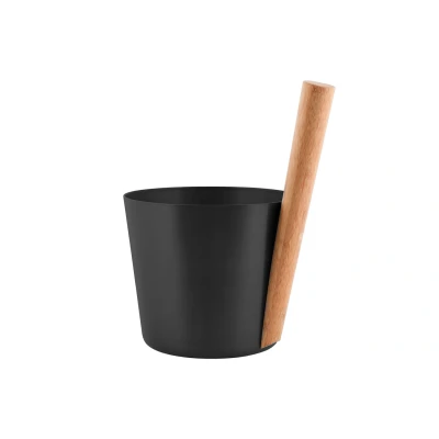 Afbeelding van Rento Sauna Emmer, Design Bruin/Zwart (5L)