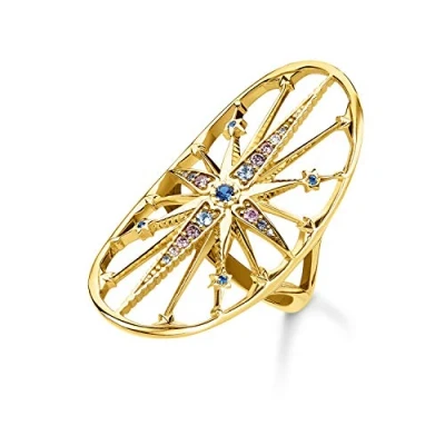 Afbeelding van Thomas Sabo Dames ring 925 sterling zilver 54 Goud 32000064