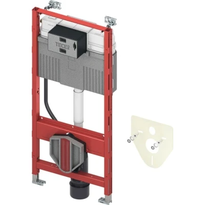 Afbeelding van Tece TeceProfil module standaard wcinbouwframe met Unispoelkast wandbevestiging geluiddempset bouwhoogte 1120 mm