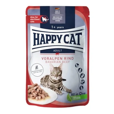 Afbeelding van Happy Cat Culinaire Zak 20x85g Pre Alps Rundvlees