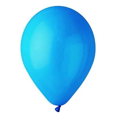 Image de Lot de 100 ballons en latex naturel qualité supérieure G120 (Ø 33 cm / 13 &quot;), bleu
