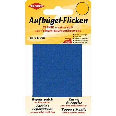 Afbeelding van 31008 Reparatiedoek opstrijkbaar middenblauw