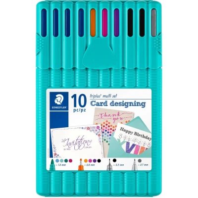 Afbeelding van Triplus multi set card designing 10 st