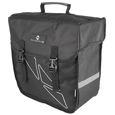 Image de M Wave Pannier Amsterdam noir 18 litres 38 cm