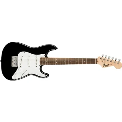 Afbeelding van Fender Squier by Mini Stratocaster, elektrische gitaar, laurierknop, zwart