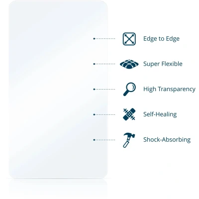 Afbeelding van BROTECT Screenprotector voor Anio 6 Folie Beschermfolie transparant volledig dekking (2 Stuks)