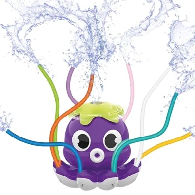 Afbeelding van OctoSplash® Purple Sprinkler Octopus Kinderwaterspel Waterspray Eenvoudige installatie Fun &amp; Playful Toys Outdoor Games for Kids OriginalCorner®