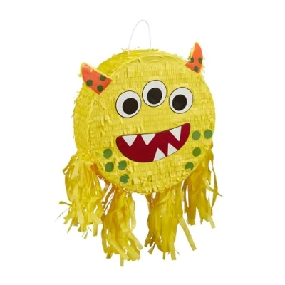 Afbeelding van Relaxdays pinata monster party piñata themafeest kinderverjaardag papier