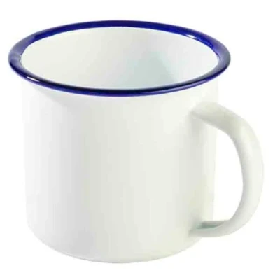 Afbeelding van Assheuer + Pott APS mok ENAMELWARE , H:, ., Kopje, Wit