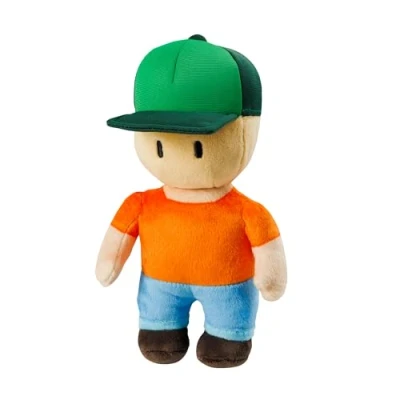 Afbeelding van Bandai Stumble Guys Mr groot pluche dier 30 cm kleurrijk videospel om te verzamelen speelgoed voor kinderen vanaf 2 jaar PMS7008A