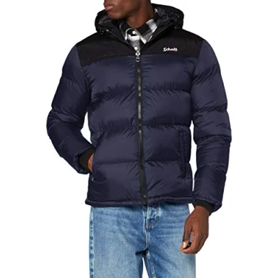 Afbeelding van Schott NYC Herenjas, Marine.