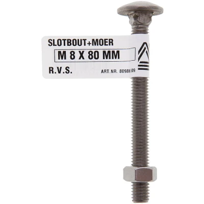 Afbeelding van Slotbout m5x30mm rvs Deltafix
