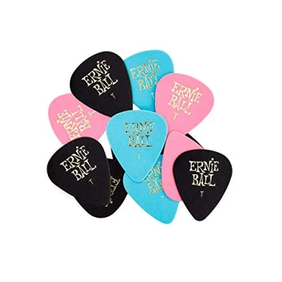 Image de Ernie Ball 9176 Mediators standard sachet de 12 panaché 0,46mm