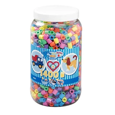 Afbeelding van Hama Ton Maxi Beads 1400 Kralen Mix 8541