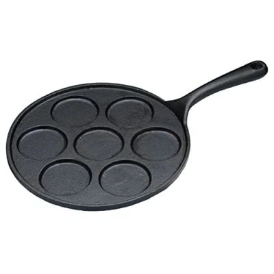 Afbeelding van Kitchencraft Hapjespan Blini 23,5 Cm Gietijzer Zwart
