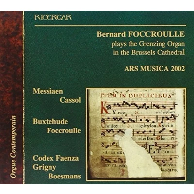 Afbeelding van Bernard Foccroulle Grenzing Organ Brussels Cathed (CD)