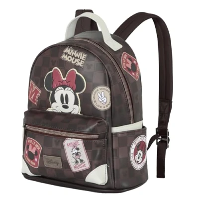 Afbeelding van Disney Mochila Heady Uniseks (1 stuk), Bruin Minnie Mouse, rugzak