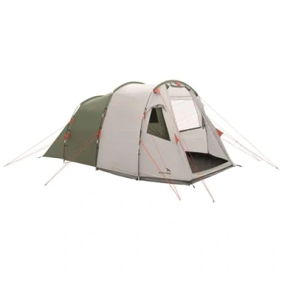 Afbeelding van Easy Camp Tunneltent 4 persoons Huntsville 400 groen en crèmekleurig