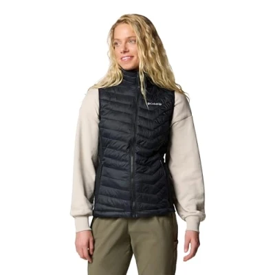 Afbeelding van Columbia Powder PASS Hybrid VEST Bodywarmer, Dames, Maat: Small, Black