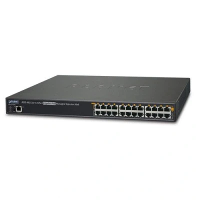 Image de Planet HPOE 1200G network switch Managed Gigabit Ethernet (10/100/1000) Black 1U Power over (PoE)