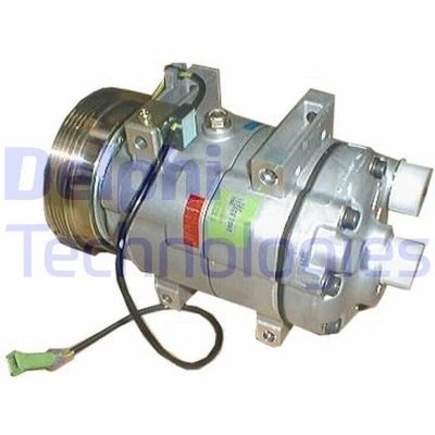 Afbeelding van DELPHI TSP0159062 AC Compressor Zexel DCW17 PAG 46 Met compressorolie AUDI: A4 B5 Saloon, B6 A6 C5 Avant, VOLKSWAGEN: Passat Estate