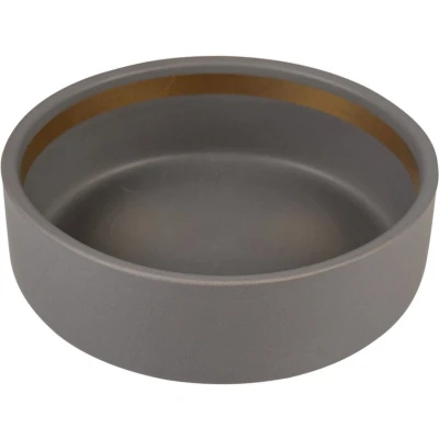 Afbeelding van Duvo+ Voer/Waterbak Hush Grijs Kattenvoerbak 12.7x12.7x4.5 cm
