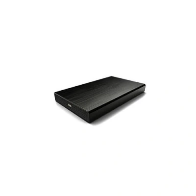 Afbeelding van CoolBox SlimChase A 2523 USB 3.0 type C externe behuizing voor SSD of HDD 2,5 inch SATA aluminium, snelheid tot 5 Gbit/s, schijven 2 TB zwart