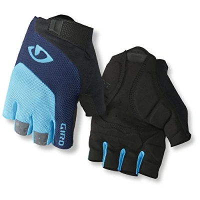 Afbeelding van Giro Bravo Gel fietshandschoenen blauw/zwart Handschoenmaat S