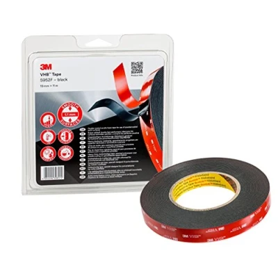 Afbeelding van 3M 5952F/IPS Plakband Zwart (l x b) 11 m 19 mm 1 stuk(s)