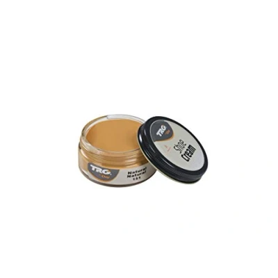 Afbeelding van TRG schoencrème met bijenwas naturel leer 50 ml