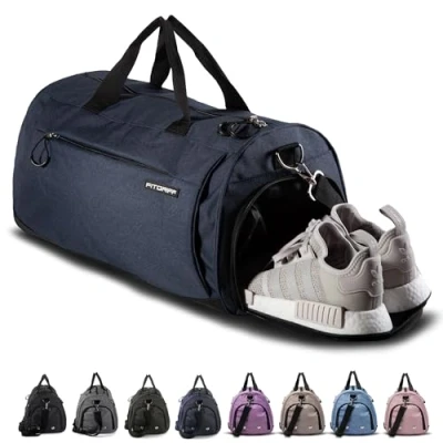 Afbeelding van Sporttas met mooie tas &amp; natuurlijke tas, voor heren dames, reistas, fitnesscups, Marineblauw(58x31x31)M