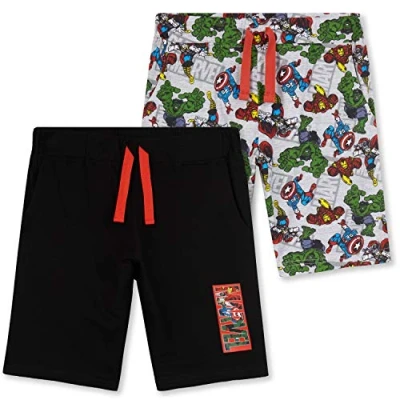 Afbeelding van Marvel Pyjamabroek voor jongens bermuda&#039;s, zwart/meerkleurig