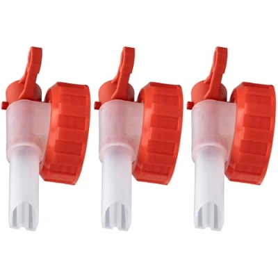 Afbeelding van ISOLATECH Sabeu Fluxx AH 13/45 HF afvoerkraan voor 2 liter en 3 jerrycan met DIN 45 buitendraad 44,6 mm schenktuit 13 gluckervrije vulling stuks