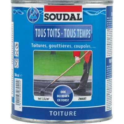 Afbeelding van Soudal elk dak weer 10 liter, grijs, blik