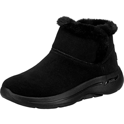 Afbeelding van Skechers Snowboots, Dames, Maat: 37, Black Veloursleer