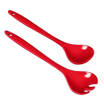 Afbeelding van KUHN RIKON 24293 Saladebestek (rood/donkerrood), kunststof, 28 x 6,5 2 cm