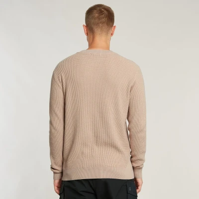 Afbeelding van G STAR Serrated Trui, Heren, Maat: Large, Linen gd