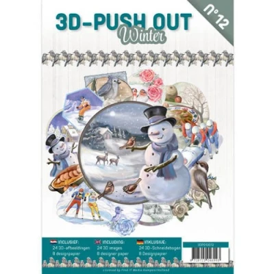 Afbeelding van 3D Push Out Book Winter