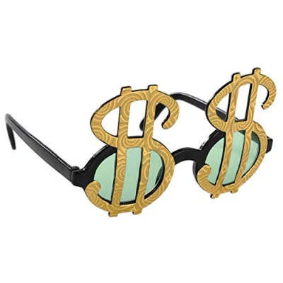 Afbeelding van Amscan Feestbril Dollar Unisex