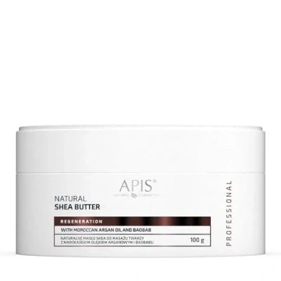 Afbeelding van APIS Natuurlijke sheaboter met arganolie voor gezichtsmassage 100 g