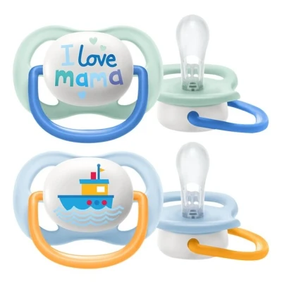 Afbeelding van Philips Avent Hello Little One Ultra Air Fopspeen 0/6 mnd 2 stuks