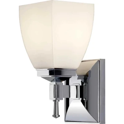Afbeelding van Elstead Lighting LED Badkamerarmatuur Shirebrook 3W 3000K 300Lm 830 IP44 Dimbaar Polished Chrome