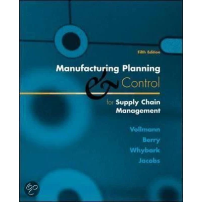 Afbeelding van Manufacturing Planning And Control For Supply Chain Management