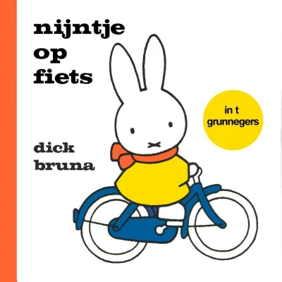 Afbeelding van nijntje op fiets in t Grunnegers