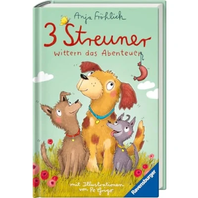 Afbeelding van 3 Streuner wittern das Abenteuer, Band 1 (lustige Hundegeschichte mit Kuschelfaktor für Mädchen und Jungen ab 8 Jahren)