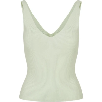 Afbeelding van Urban Classics Ladies RIB KNIT TOP Top, Dames, Maat: 4XL, Lightmint