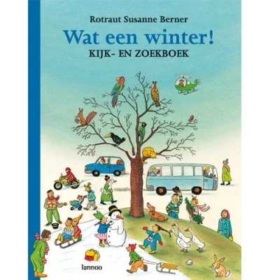 Afbeelding van Uitgeverij lannoo kijk en zoekboek wat een winter groot