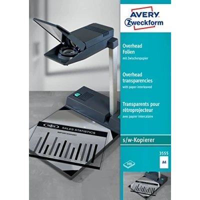 Afbeelding van AVERY Zweckform OHP folie, A4, helder, ongecoat